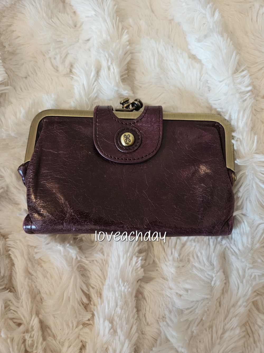HOBO☆Alice Wallet In Eggplant